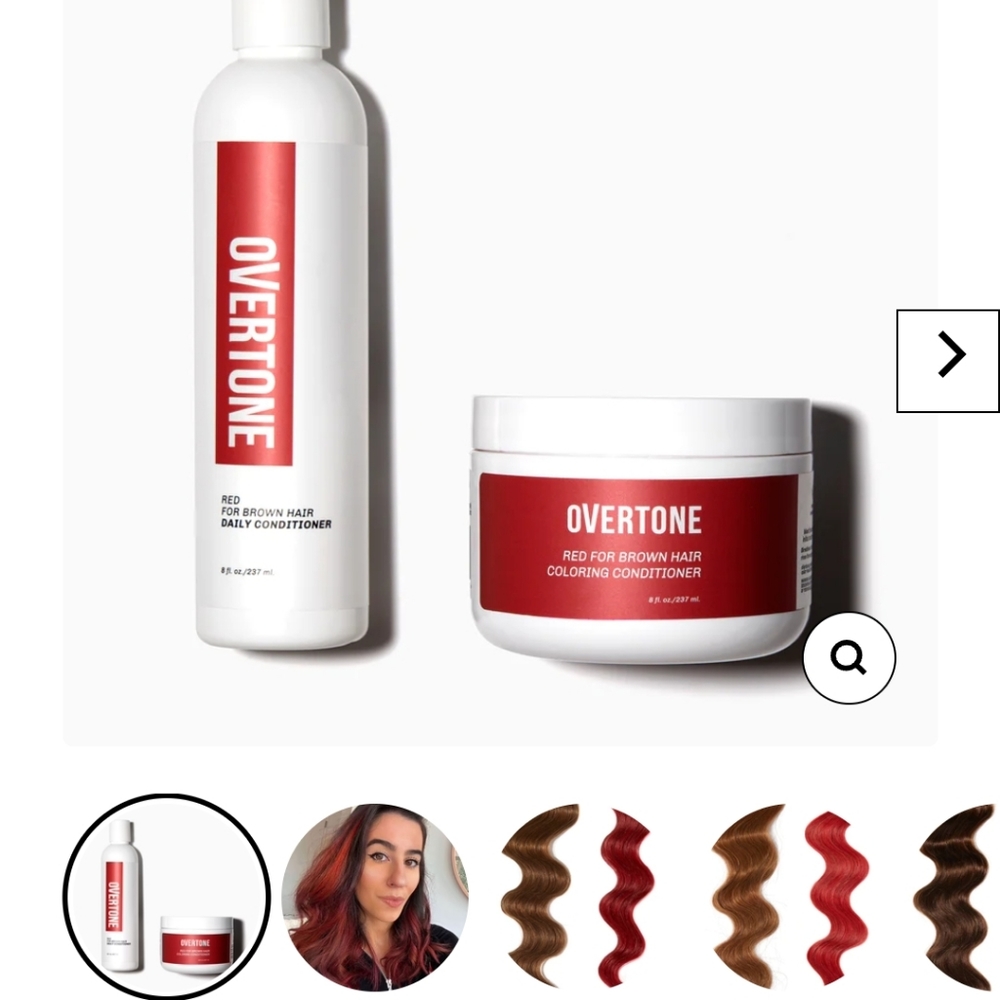 OVERTONE Red for Brown hair